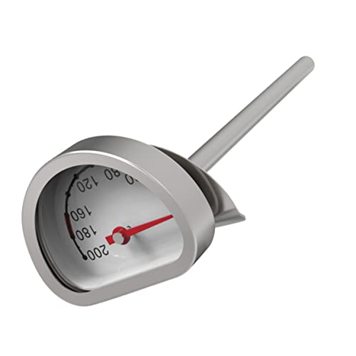 TOPPERFUN 1Stück Fritteuse Thermometer aus Hochpräzises Küchenthermometer für Frittieren Grillen und Flüssigkeiten Temperaturanzeige für Sicheres Kochen und Leckere Speisen von TOPPERFUN