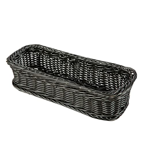 TOPPERFUN 1Stück Gewebter Plattenkorb Rechteckiger Imitation Rattan Korb für Küchenhaus Multifunktionskorb für Brot Snacks Obst und Gemüse Langlebig und Praktisch TOPPERFUN 1Stück Gewebter Plattenkorb Rechteckiger Imitation Rattan Korb für Küchenhaus Multifunktionskorb für Brot Snacks Obst und Gemüse Langlebig und Praktisch von TOPPERFUN
