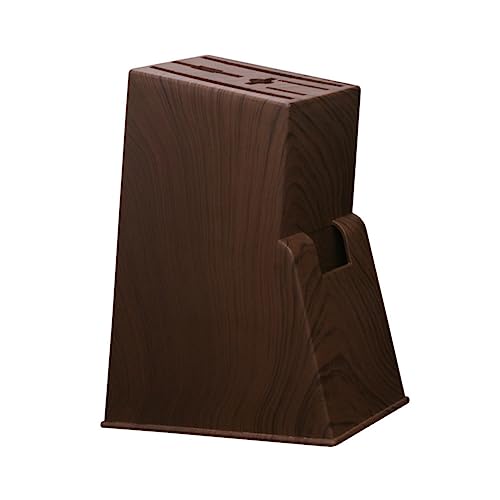 TOPPERFUN 1Stück Küchenmesserhalter aus Hochwertigem Imitation Holzkorn Stabiles Cutter Rack mit Geteilten Slots für Optimale Aufbewahrung für Küchenorganisation und Ordnung TOPPERFUN 1Stück Küchenmesserhalter aus Hochwertigem Imitation Holzkorn Stabiles Cutter Rack mit Geteilten Slots für Optimale Aufbewahrung für Küchenorganisation und Ordnung von TOPPERFUN