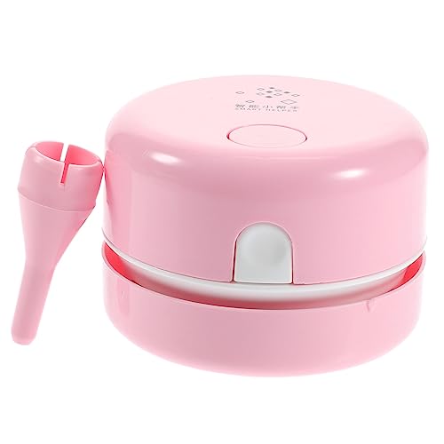 TOPPERFUN 1Stück Mini Tragbarer Staubsauger Ergonomisches Design Kabelloser Staubreiniger für Sofa Tastatur Desktop Auto Geräuscharm und Effizient für Zuhause und Büro von TOPPERFUN