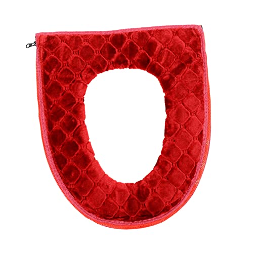 TOPPERFUN Toilettensitzbezug Verdicktes Wc Kissen Warm Und Geschmeidig Universell Einsetzbar Reißverschluss Design rutschfest Für Badezimmer von TOPPERFUN