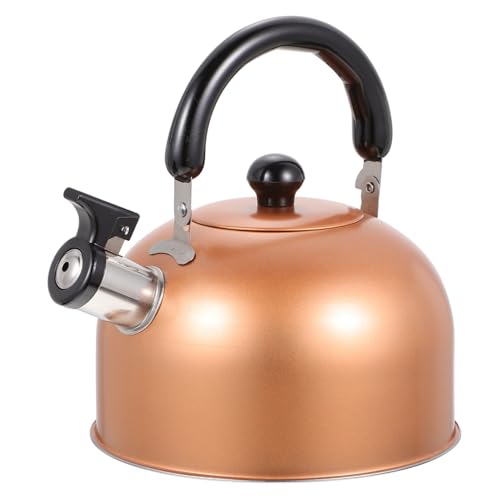 TOPPERFUN 1Stück Wasserkessel Mit Pfeif Design Zum Teekochen Und Wasser Erhitzen Hitzebeständig Für Vielfältige Anwendungen Der Sicher Und Zuverlässig von TOPPERFUN