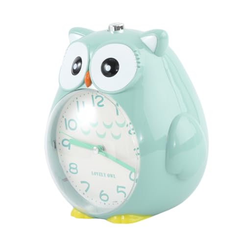 TOPPERFUN 1 Stück Eulenwecker Wecker Für Kinder Nachttischwecker Analoger Wecker Leise Elektronische Uhr Mit Eulenmotiv Leiser Wecker Wecker Für Schlafzimmer Kinder Süße Wecker von TOPPERFUN