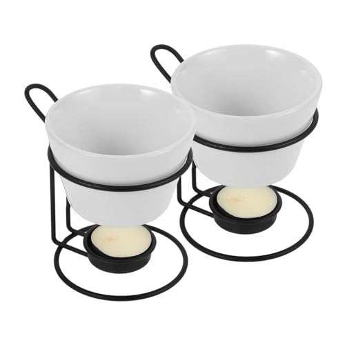 TOPPERFUN 2 Sätze Keramischer Butterwärmer Set Teilig Fondue Abende oder Snacks mit Freunden TOPPERFUN 2 Sätze Keramischer Butterwärmer Set Teilig Fondue Abende oder Snacks mit Freunden von TOPPERFUN