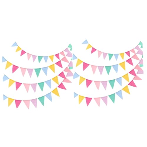TOPPERFUN 2 Sätze Wimpel Ziehen Blume Dekorationen Amme Festival-Banner Bunt Flagge Hochzeitsbanner Hochzeitsdeko Geburstagsdeko Parteifahnen Linenette-Banner Hanfimitat Colorful 4 Stück * 2 TOPPERFUN 2 Sätze Wimpel Ziehen Blume Dekorationen Amme Festival-Banner Bunt Flagge Hochzeitsbanner Hochzeitsdeko Geburstagsdeko Parteifahnen Linenette-Banner Hanfimitat Colorful 4 Stück * 2 von TOPPERFUN