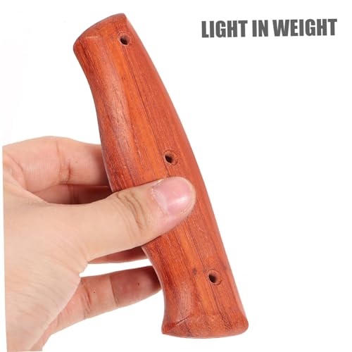 TOPPERFUN 2 Stck Holzgriff Küchenmesser Ersatz Messergriff Reparatur Zubehör Ergonomisch Praktisch Vielseitig für Küchenmesser DIY Messerherstellung von TOPPERFUN
