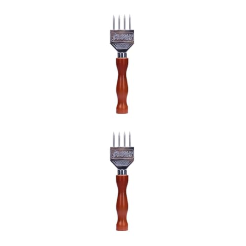 TOPPERFUN 2 Stck. Eispickel aus Edelstahl werkzeug Eiscrusher aus Edelstahl bar Eiscrusher Chipper Eisauswahl Barkeeper Eispflücker Eispickel mit Holzgriff Rostfreier Stahl von TOPPERFUN