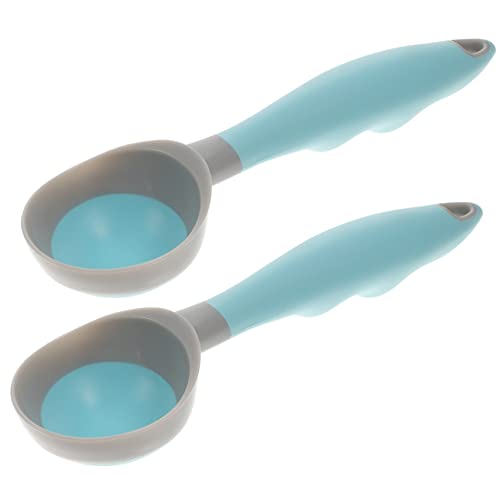 TOPPERFUN 2 Stück Ball Bagger Ice Cream Scoop Schaufeln Baller Eisportionierer mit Auslöser klein Werkzeug groß Eiskugeln Gummi von TOPPERFUN