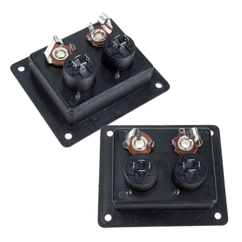 TOPPERFUN 2stücke Lautsprecheranschlussstecker Subwoofer- Lautsprecherbox-anschlussbecher Klemmenblock Für Lautsprecher Quadratischer -bildschirmschutz Subwoofer-Box von TOPPERFUN