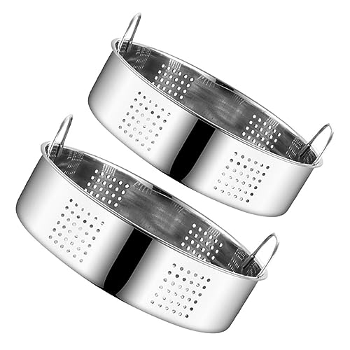 TOPPERFUN 2 Stück Dampfgarer Teilig Steamer Korb für Gemüse und Reis Hochwertige Dampfeinsätze für Gleichmäßiges Einsetzbar Töpfen für Gesunde Mahlzeiten TOPPERFUN 2 Stück Dampfgarer Teilig Steamer Korb für Gemüse und Reis Hochwertige Dampfeinsätze für Gleichmäßiges Einsetzbar Töpfen für Gesunde Mahlzeiten von TOPPERFUN