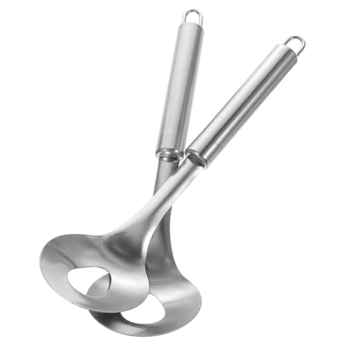TOPPERFUN 2 Stück Fleischbällchenlöffel Küchenwerkzeug zum Formen von Fleischbällchen mit Langem Ergonomischem Griff für Einfache Handhabung und von TOPPERFUN
