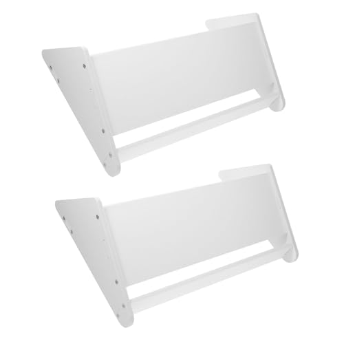 TOPPERFUN 2 Stück Hängender Schuhschrank Teiliges Ultra Schlankes Design für Eingangsbereich und Badezimmer Platzsparend Einfache Montage von TOPPERFUN