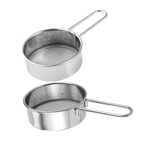 TOPPERFUN 2 Stück Handheld Mini Mehlsieb Backgeräte Sieb Zum Backen Kleines Mehlsieb Mini Sieb Sieb Backsieb Edelstahlsieb Zuckersieb Silber 304 Edelstahl TOPPERFUN 2 Stück Handheld Mini Mehlsieb Backgeräte Sieb Zum Backen Kleines Mehlsieb Mini Sieb Sieb Backsieb Edelstahlsieb Zuckersieb Silber 304 Edelstahl von TOPPERFUN