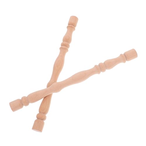 TOPPERFUN 2stücke Kleine Römische Holzsäulen Massive Dekorative Säulen Aus Holz Für Wohnkultur Innenräume Und Möbelhandwerk DIY-inneneinrichtung von TOPPERFUN