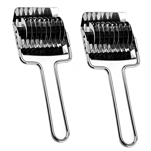 TOPPERFUN 2 Stück Küchenutensil Set aus Multifunktioneller Nudel und Schnittlauchschneider für Schnelle Zubereitung von Gemüse und Pasta Langlebig und Rostfrei TOPPERFUN 2 Stück Küchenutensil Set aus Multifunktioneller Nudel und Schnittlauchschneider für Schnelle Zubereitung von Gemüse und Pasta Langlebig und Rostfrei von TOPPERFUN