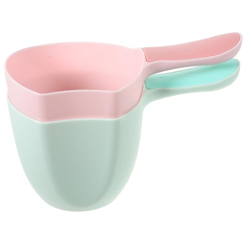 TOPPERFUN 2 Stück Kunststoff Wasserschöpfer Badelöffel mit Ergonomischem Griff Vielseitige Küchenschaufel zum Pflanzen Gießen Obst und Gemüse Waschen Leicht und Hitzebeständig in Rosa und TOPPERFUN 2 Stück Kunststoff Wasserschöpfer Badelöffel mit Ergonomischem Griff Vielseitige Küchenschaufel zum Pflanzen Gießen Obst und Gemüse Waschen Leicht und Hitzebeständig in Rosa und von TOPPERFUN
