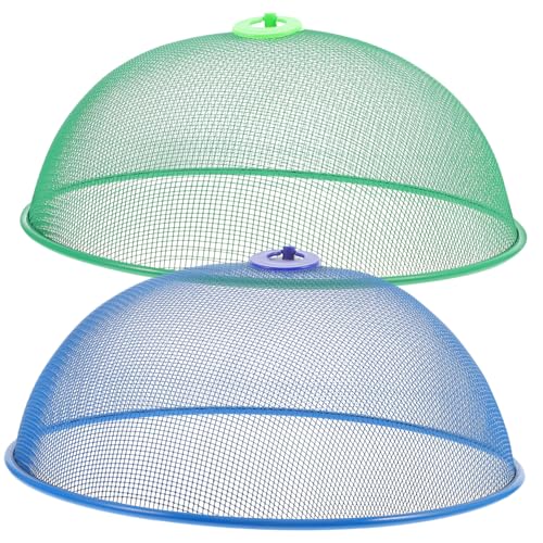 TOPPERFUN 2 Stück Mesh Lebensmittelabdeckung Faltbare Fliegenhaube für Picknick Grill Tischabdeckung Insektenschutz Praktische Abdeckung für Restaurant TOPPERFUN 2 Stück Mesh Lebensmittelabdeckung Faltbare Fliegenhaube für Picknick Grill Tischabdeckung Insektenschutz Praktische Abdeckung für Restaurant von TOPPERFUN