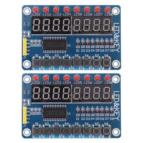 TOPPERFUN 2stücke Stelliges -anzeigemodul Mit Tasten Für Mikrocontroller-projekte Kompatibel Mit Avr Einfache Installation Vielseitig Einsetzbar Für Uhren Timer Und Mehr TOPPERFUN 2stücke Stelliges -anzeigemodul Mit Tasten Für Mikrocontroller-projekte Kompatibel Mit Avr Einfache Installation Vielseitig Einsetzbar Für Uhren Timer Und Mehr von TOPPERFUN