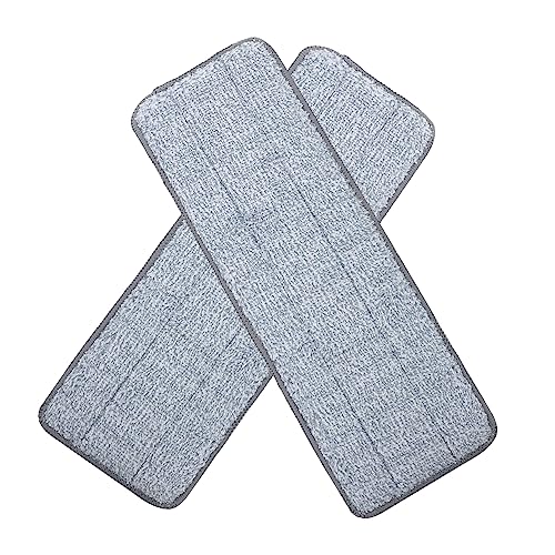TOPPERFUN 2 Stück Mikrofaser Wischmopp Ersatzbezug Waschbare Mop Pads für Hartböden Fliesen und Marmor Hochabsorbierend und Wiederverwendbar für Effektive Bodenreinigung TOPPERFUN 2 Stück Mikrofaser Wischmopp Ersatzbezug Waschbare Mop Pads für Hartböden Fliesen und Marmor Hochabsorbierend und Wiederverwendbar für Effektive Bodenreinigung von TOPPERFUN