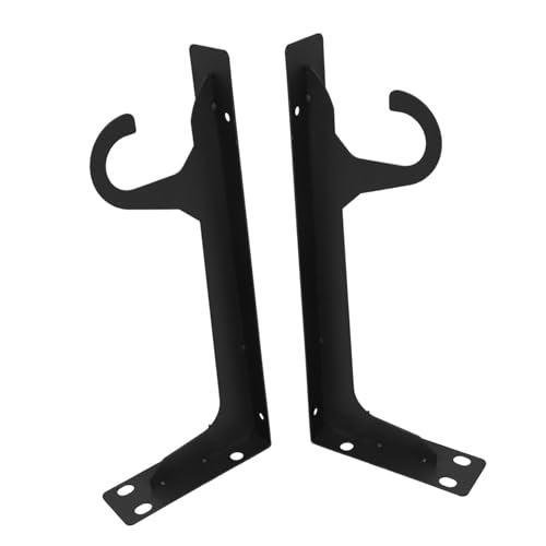TOPPERFUN 2 Stück Schwere Wandhalterung für Kleiderstange Metall Garderobenhalter mit Haken Platzsparende Wandbefestigung für Schlafzimmer Bad Büro Vielseitige Kleiderstangenstütze TOPPERFUN 2 Stück Schwere Wandhalterung für Kleiderstange Metall Garderobenhalter mit Haken Platzsparende Wandbefestigung für Schlafzimmer Bad Büro Vielseitige Kleiderstangenstütze von TOPPERFUN