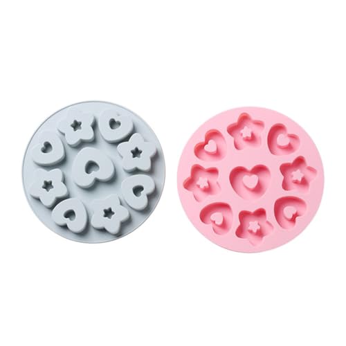 TOPPERFUN 2 Stück Silikon Backform Teiliges Herz und Stern Lebensmittelecht Wiederverwendbar Antihaftbeschichtet Vielseitig für Kuchen Mousse DIY Kerzen Seifen Kinderhandwerk Geeignet TOPPERFUN 2 Stück Silikon Backform Teiliges Herz und Stern Lebensmittelecht Wiederverwendbar Antihaftbeschichtet Vielseitig für Kuchen Mousse DIY Kerzen Seifen Kinderhandwerk Geeignet von TOPPERFUN