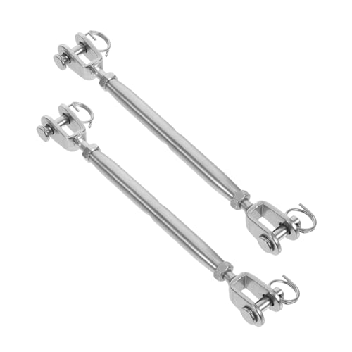 TOPPERFUN 2 Stück Spannschloss für Drahtseil Verstellbarer Tensioner für und Außeneinsatz für Industrielle Anwendungen Korrosionsbeständig TOPPERFUN 2 Stück Spannschloss für Drahtseil Verstellbarer Tensioner für und Außeneinsatz für Industrielle Anwendungen Korrosionsbeständig von TOPPERFUN