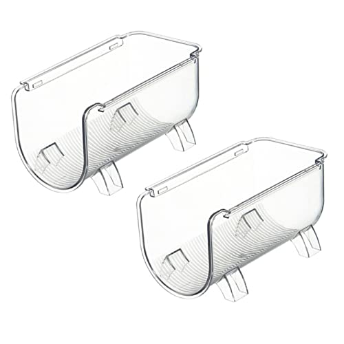 TOPPERFUN 2stücke Stapelbare Wasserflaschenhalter Für Kühlschrank Aus Pet-Material Geeignet Für Wasserflaschen Wärmflaschen Und Getränkeflaschen Mit Platzmaximierung Und Einfacher Handhabung von TOPPERFUN