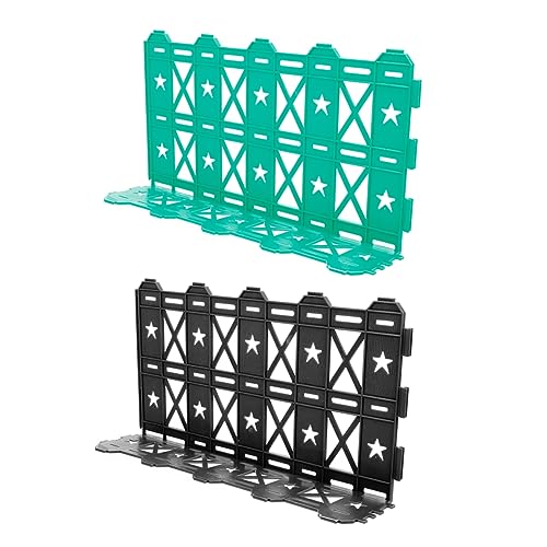 TOPPERFUN 2 Stück Teiliges Baffle Zaun für Gemüsepräsentation Einsetzbar zur Ordnung im Supermarkt von TOPPERFUN