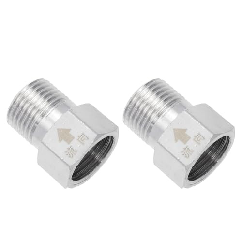 TOPPERFUN 2 Stück Teiliges Rückschlagventil aus Verchromtem Kupfer Einseitiges Rückflussventil für Toiletten Warmwasserleitungen Langlebig Auslaufsicher Geeignet für Haushalts TOPPERFUN 2 Stück Teiliges Rückschlagventil aus Verchromtem Kupfer Einseitiges Rückflussventil für Toiletten Warmwasserleitungen Langlebig Auslaufsicher Geeignet für Haushalts von TOPPERFUN