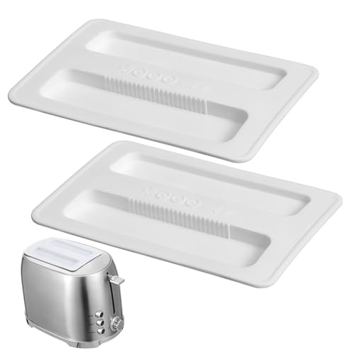 TOPPERFUN 2 Stück Toaster Abdeckung Schützende Silikon Abdeckung für Toaster und Brotmaschine Staubschutz zu Installieren Minimalistisches Design Hitzebeständig und Langlebig von TOPPERFUN
