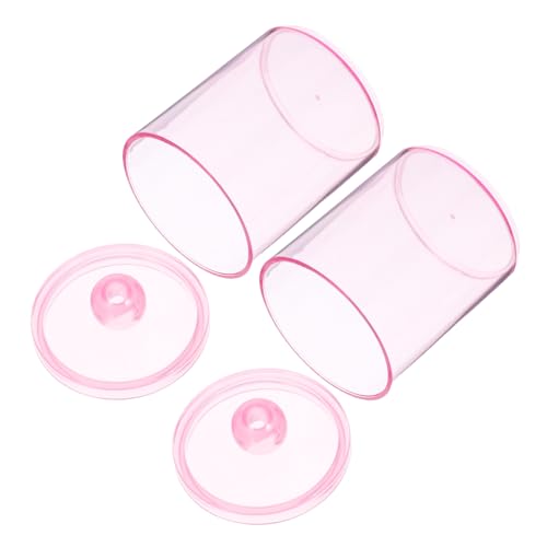 TOPPERFUN 2 Stück Transparente Baumwoll Tupfer Behälter mit Deckel Staubdichtes Aufbewahrungsglas für Badezimmer Kosmetik und Haaraccessoires für Schminktisch und Badewanne TOPPERFUN 2 Stück Transparente Baumwoll Tupfer Behälter mit Deckel Staubdichtes Aufbewahrungsglas für Badezimmer Kosmetik und Haaraccessoires für Schminktisch und Badewanne von TOPPERFUN