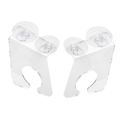 TOPPERFUN 2 Stück Weinglas Halter für Badezimmer Transparente Duschglas Halterung mit Saugnapf Technologie für Badewanne und Stabiler Halt für Weingläser von TOPPERFUN