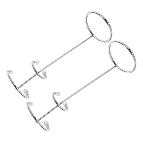 TOPPERFUN 2 Stücke Milchaufschäumer Stehen Milch Frothers Stehen Edelstahl Düse Halter Milchaufschäumer Montieren Edelstahl Silber von TOPPERFUN