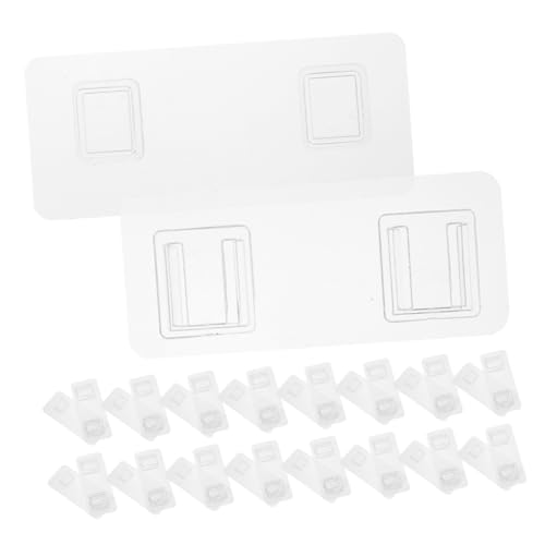 TOPPERFUN 20 Sätze Starke Transparente Selbstklebende Wandhaken Schwere Haftkraft Bohrfreies Design Unsichtbare Klebehaken für Küche Bad Router Schlüssel Handtücher Dekorative Aufhängung TOPPERFUN 20 Sätze Starke Transparente Selbstklebende Wandhaken Schwere Haftkraft Bohrfreies Design Unsichtbare Klebehaken für Küche Bad Router Schlüssel Handtücher Dekorative Aufhängung von TOPPERFUN