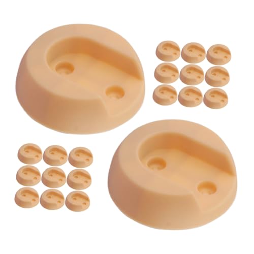 TOPPERFUN 20 Stück Kleiderstangenhalterungen Robuste Plastikstützen für Kleiderstangen zu Installieren für Kleiderschränke und Badezimmerdekoration von TOPPERFUN
