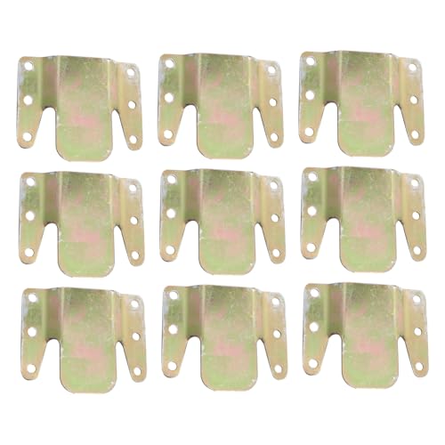 TOPPERFUN 20 Stück Teiliges Sofa verbindungsset aus Verstärktem Verzinktem Stahl Möbelverbinder für Couch und Bett Robuste Halterungen zum Einfachen Verbinden und Fixieren von Sofasegmenten von TOPPERFUN
