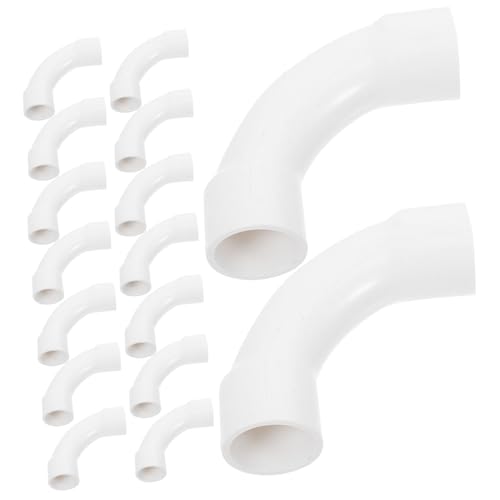 TOPPERFUN 25 Stück PVC Sweep Bogen Rohrverbinder Große Biegeradius Robuster PVC Elbow Fitting Für Sanfte Rohrbiegungen Industrielle Anwendung TOPPERFUN 25 Stück PVC Sweep Bogen Rohrverbinder Große Biegeradius Robuster PVC Elbow Fitting Für Sanfte Rohrbiegungen Industrielle Anwendung von TOPPERFUN