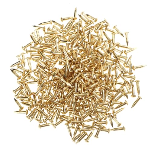 TOPPERFUN 285 Stück Teiliges Rundkopfnägel aus Reinem Kupfer Möbel nagel mit Hoher Härte und Ausgezeichneter Durchdringung für Möbelreparatur Holzarbeiten Kunsthandwerk und von TOPPERFUN