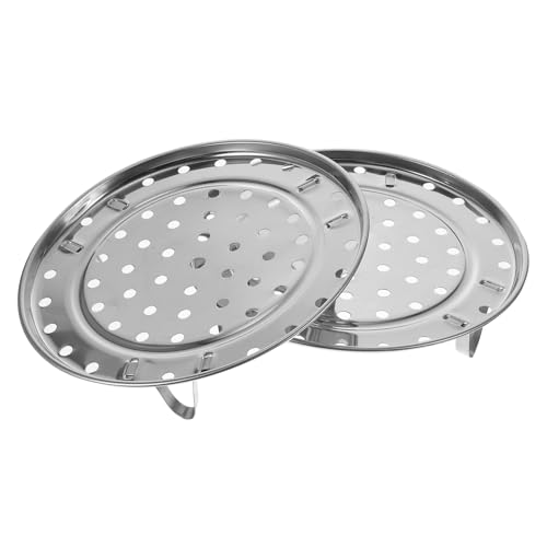 TOPPERFUN 2Stücke Dampfgarer Rack aus Hitzebeständig und Verformungsfrei für Gesundes Dämpfen von Lebensmitteln als Kühlregal oder Topfständer von TOPPERFUN