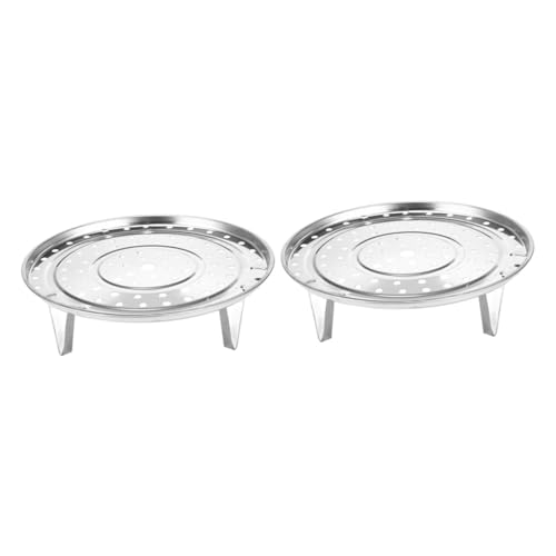TOPPERFUN 2Stücke Dampfständer Abnehmbar Multifunktional für Küche zum Dämpfen von Lebensmitteln Kühlständer Langlebig und Sicher TOPPERFUN 2Stücke Dampfständer Abnehmbar Multifunktional für Küche zum Dämpfen von Lebensmitteln Kühlständer Langlebig und Sicher von TOPPERFUN