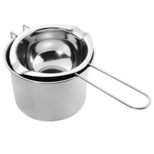 TOPPERFUN 2Stücke Schokoladenschmelze Schmelztiegel Pfanne für Butter Wachs für Restaurant DIY Projekte von TOPPERFUN