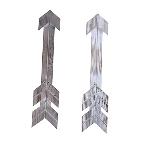 TOPPERFUN 2stücke Retro Holz Zeichen Dekorative Wandtattoos Vintage Zimmer Dekoration Einzigartige Holz Schilder Für Wand Tür Regal Oder Wagen von TOPPERFUN