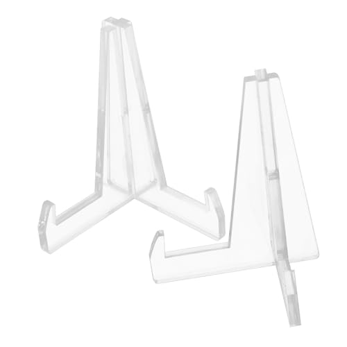 TOPPERFUN 2stücke Acryl Displayständer Transparente Für Teller Und Tassen Zur Präsentation Von Porzellan Und Desserts Stabil Und Stilvoll Für Zuhause Und Events von TOPPERFUN