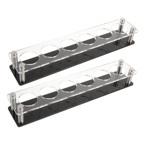 TOPPERFUN 2stücke Schnapsglastablett Aus Acryl Flightglashalter Schnapsglas-displaytablett Tequila-Organizer Für Bar Party Heimgebrauch von TOPPERFUN