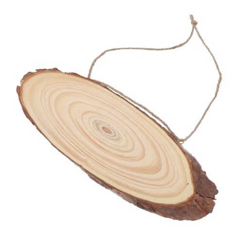 TOPPERFUN 2stücke Unfertige Natur Holz Scheiben Oval DIY Malerei Holztafeln Für Partydeko Wand Fenster von TOPPERFUN