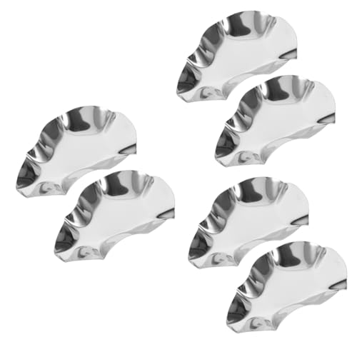 TOPPERFUN 3 Sätze Austernschale Soßenhalter Küchenhalter Servierlöffel Kochlöffel Mittagessen Groß Für Herd Utensilienhalter Spatelhalter Edelstahl Utensilienhalter 2 Stück * 3 von TOPPERFUN