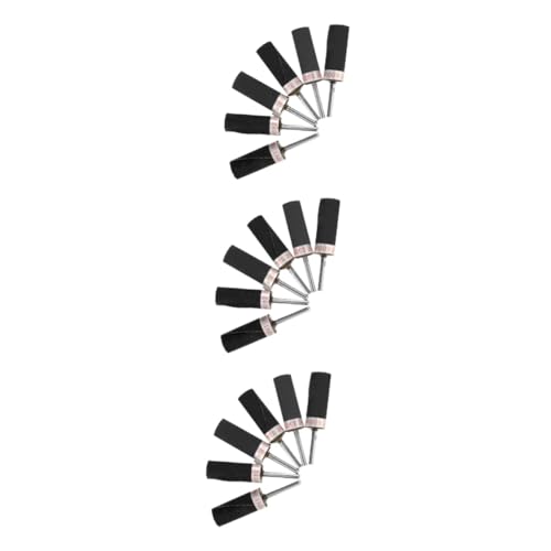 TOPPERFUN 3 Sätze Zylindrischer Schleifpapierstab Rundpfosten Kunststoffringe Schleifen Von Rotierenden Werkzeugen Multi -werkzeugschreien Schleiftrommel-kit Trommelschleifer-set 6 Stück * 3 von TOPPERFUN
