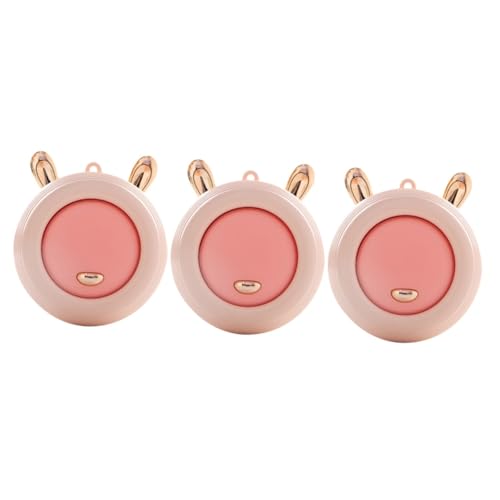 TOPPERFUN 3 Stück Flügelloser mit hängendem Hals Tragbarer Kühlung Fans USB-Mini-Lüfter Mini-USB Kühlventilator für Camping USB -Kühlventilator Abs Rosa von TOPPERFUN