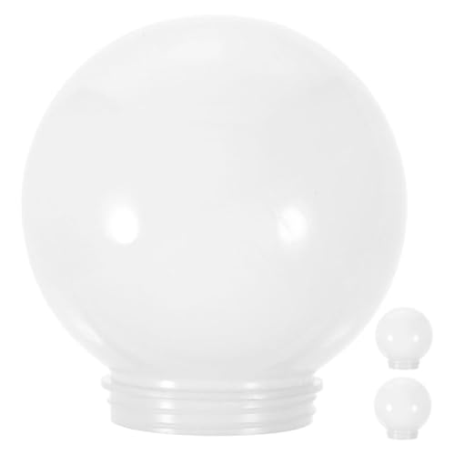 TOPPERFUN 3 Stück Lampenschirm Für Den Außenbereich Kugellichtabdeckung Leuchte Runde Lampenschirme Wandlampenabdeckung Abdeckung Der Terrassenlampe Lampenschatten Acryl Weiß TOPPERFUN 3 Stück Lampenschirm Für Den Außenbereich Kugellichtabdeckung Leuchte Runde Lampenschirme Wandlampenabdeckung Abdeckung Der Terrassenlampe Lampenschatten Acryl Weiß von TOPPERFUN