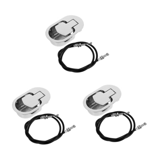 TOPPERFUN 3 Stück Recliner Ersatz Zuggriff mit Kabel Universelles Handteil für Liegesessel Langlebige Einfache Bedienung Geeignet für Modelle von TOPPERFUN